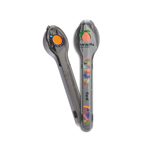 SET DE 3 COUVERTS EN INOX DANS BOITIER RIGIDE - 3