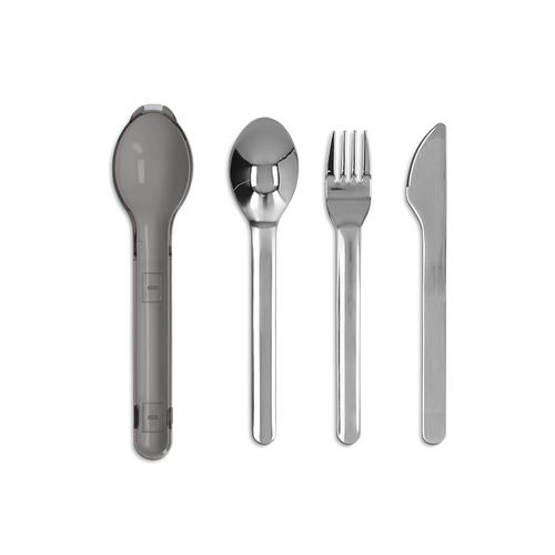 SET DE 3 COUVERTS EN INOX DANS BOITIER RIGIDE - 6
