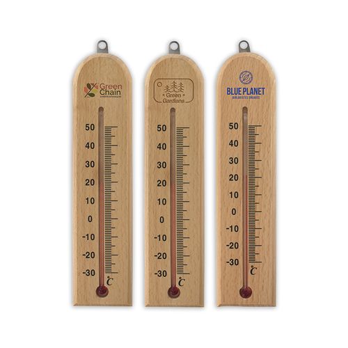 WOODEN THERMOMETER (SMALL)