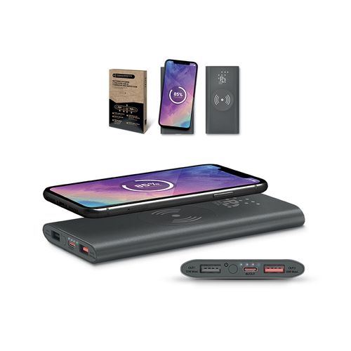 BATTERIE EXTERNE Li-po 8000 mAh ET CHARGEUR PAR INDUCTION 15W - 5