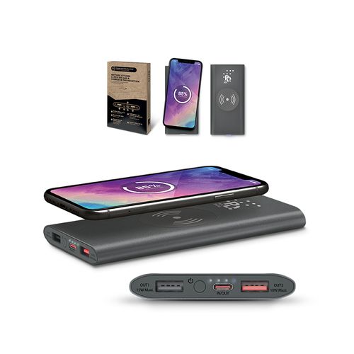 BATTERIE EXTERNE Li-po 8000 mAh ET CHARGEUR PAR INDUCTION 15W - 1