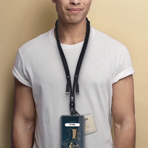 CÂBLE DE CHARGE LANYARD LONGUEUR RÉGLABLE POUR TÉLÉPHONE - 4