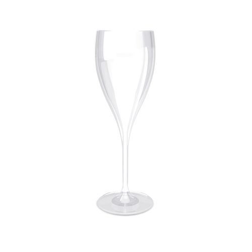 FLUTE CHAMPAGNE EN PLASTIQUE REUTILISABLE (SAN) 16 cI RAS BORD - 5