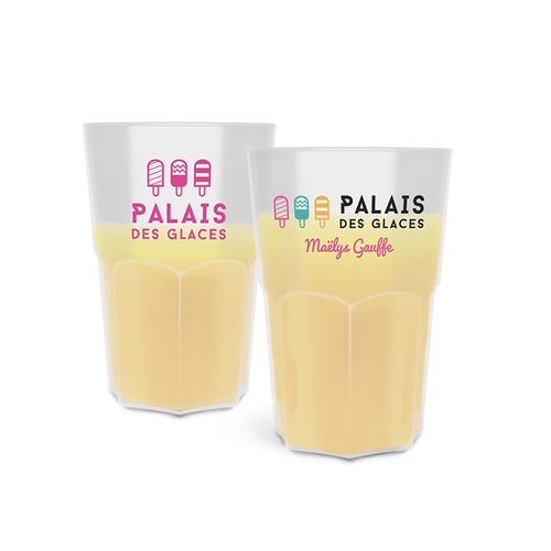 GOBELET EN PLASTIQUE REUTILISABLE PP 40 cI RAS BORD - 3