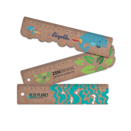 REGLE SUR-MESURE EN MDF EP.3 mm DIM.20,5x4,5 cm (100 cm2 MAXI) - 1