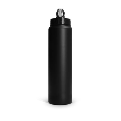 BOUTEILLE GOURDE  INOX 1 L AVEC PAILLE