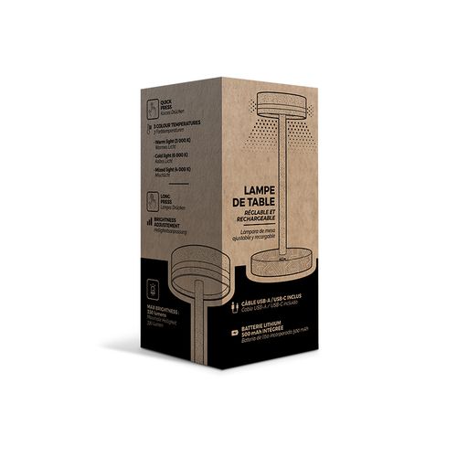 LAMPE D'AMBIANCE DE TABLE OU BUREAU REGLABLE ET RECHARGEABLE - 5