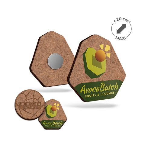 MAGNET SUR-MESURE MDF EP 3 mm AVEC AIMANT NÉODYME AU DOS (20cm2maxi) - 1