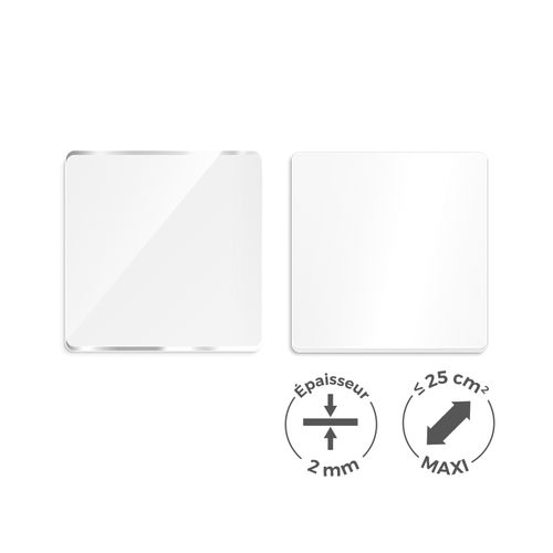 PMMA EP.2 mm SUR MESURE 25 cm2 MAXI