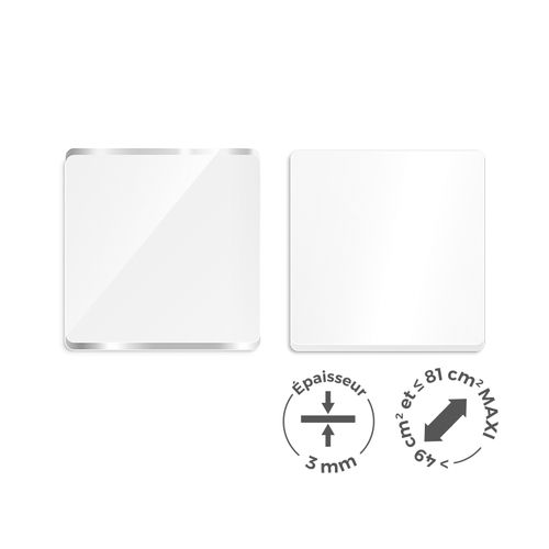 PMMA EP.3 mm SUR MESURE ENTRE 49 ET 81 cm2 MAXI