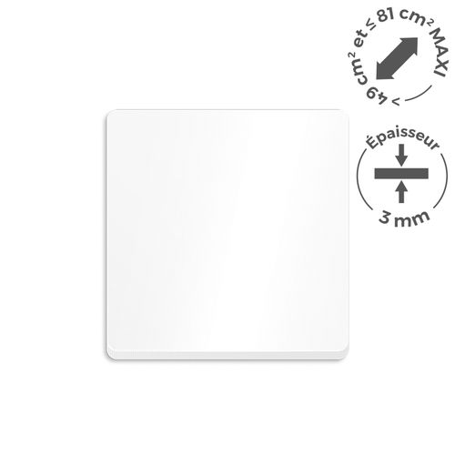 PMMA EP.3 mm SUR MESURE ENTRE 49 ET 81 cm2 MAXI
