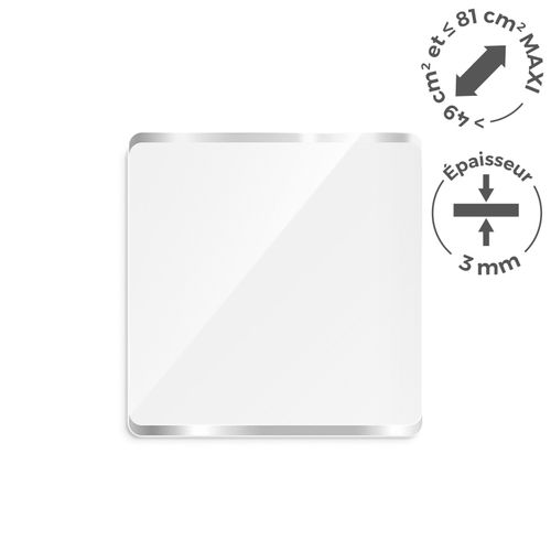 PMMA EP.3 mm SUR MESURE ENTRE 49 ET 81 cm2 MAXI