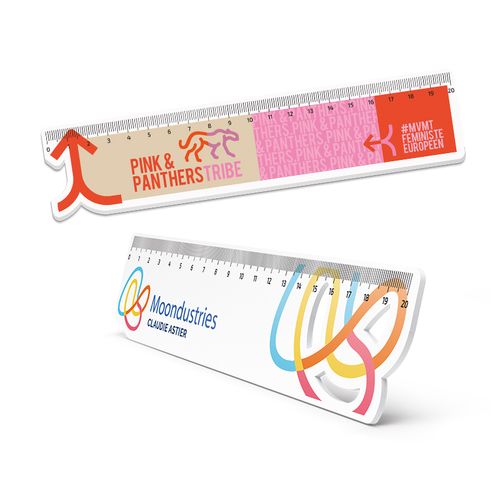 REGLE SUR-MESURE EN PMMA EP. 2mm DIM.20,5x4,5 cm (100 cm2 MAXI) - 1