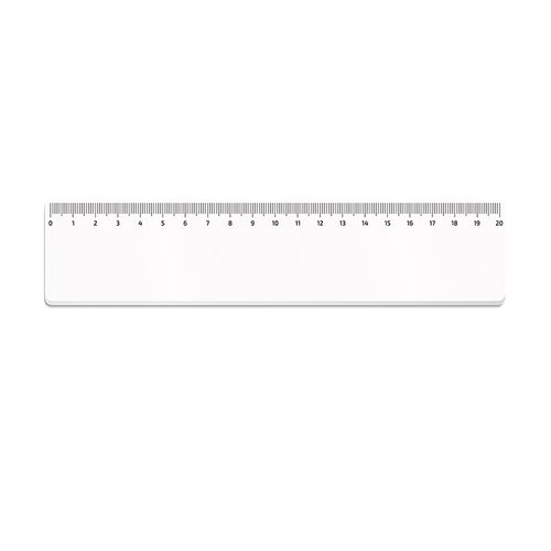 REGLE SUR-MESURE EN PMMA EP. 2mm DIM.20,5x4,5 cm (100 cm2 MAXI)