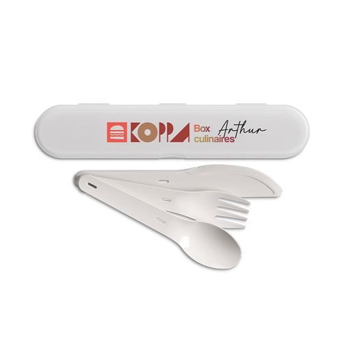 SET DE COUVERTS REUTILISABLES EN PLASTIQUE (PP) - 4