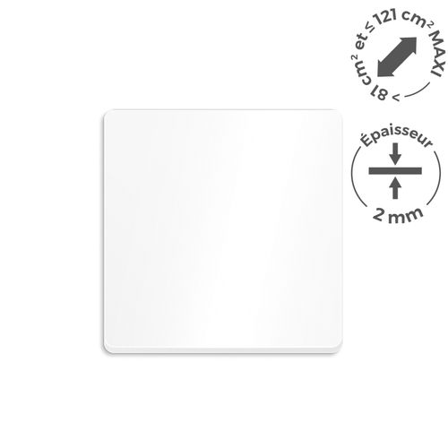 PMMA EP.2 mm SUR MESURE ENTRE 81 ET 121 cm2 MAXI