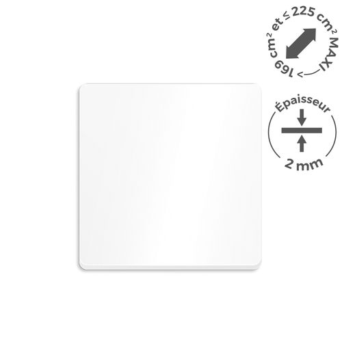 PMMA EP.2 mm SUR MESURE ENTRE 169 ET 225 cm2 MAXI