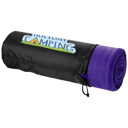 purple Manta polar con bolsa