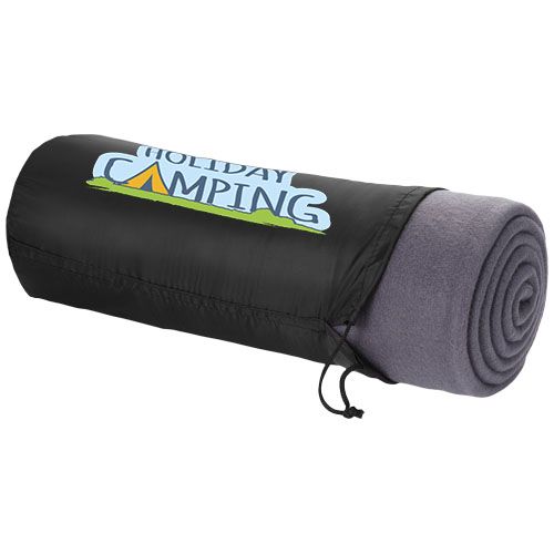 antracita Manta polar con bolsa