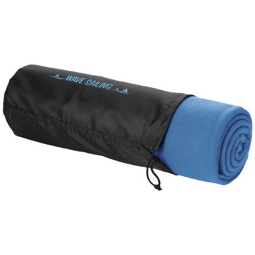 azul process Manta polar con bolsa