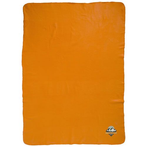 orange Manta polar con bolsa