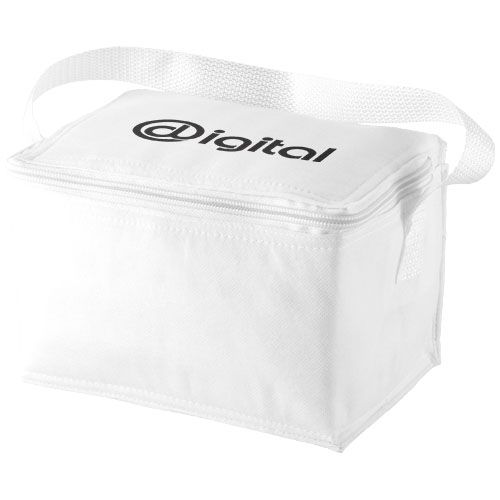 white Bolsa isotérmica para 6 latas