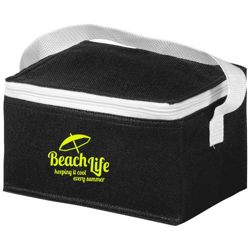 black Bolsa isotérmica para 6 latas