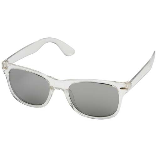 blanco translúcido Gafas de sol Sun Ray