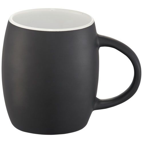 Taza de cerámica de 400 ml con base de madera 