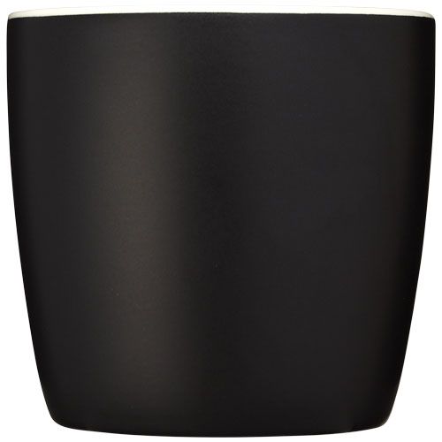 negro/blanco Taza de cerámica de 340 ml