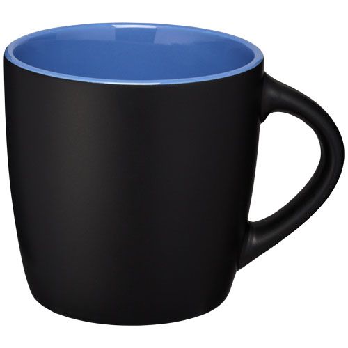 negro/azul Taza de cerámica de 340 ml
