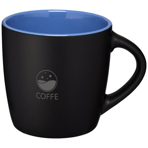 negro/azul Taza de cerámica de 340 ml