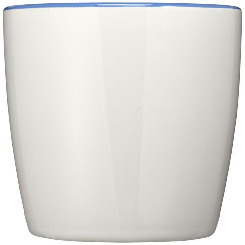 blanco/azulón Taza de cerámica de 340 ml