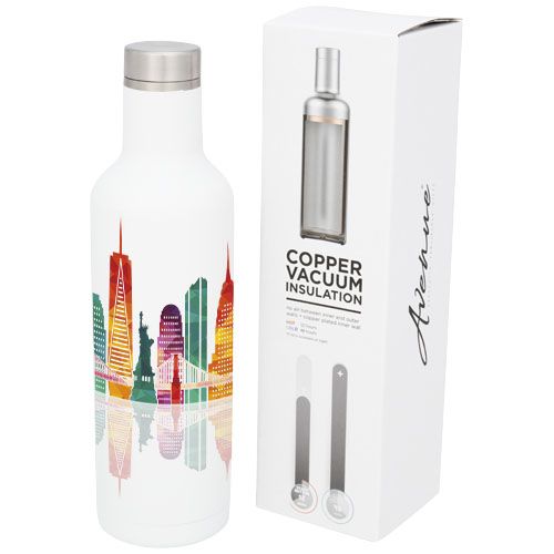 Botella con aislamiento de cobre al vacío de 750 ml  