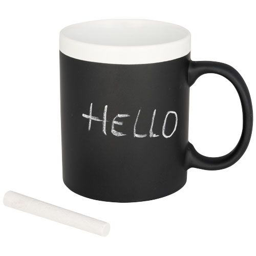 Taza de cerámica de 330 ml escritura tiza 