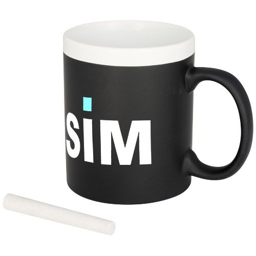 Taza de cerámica de 330 ml escritura tiza 