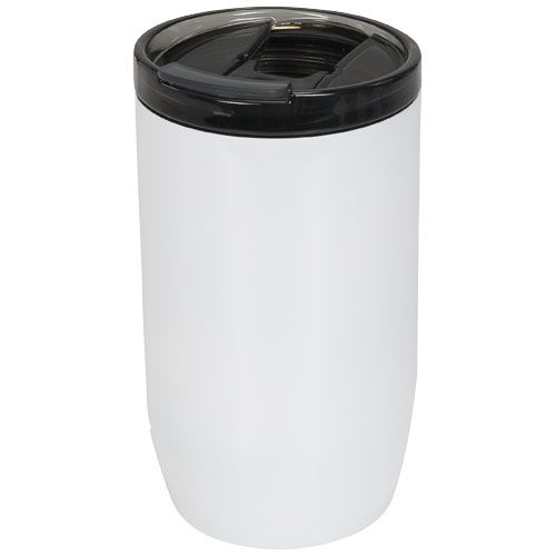white Vaso de 380 ml con aislamiento de cobre al vacío