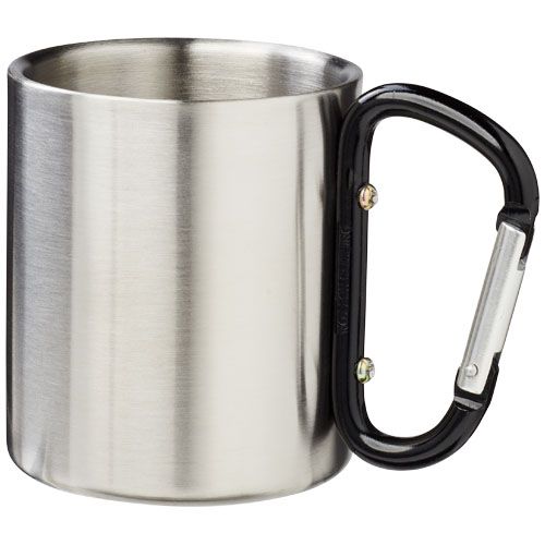 TAZA ISOTÉRMICA DE 200 ML CON MOSQUETÓN ALPS