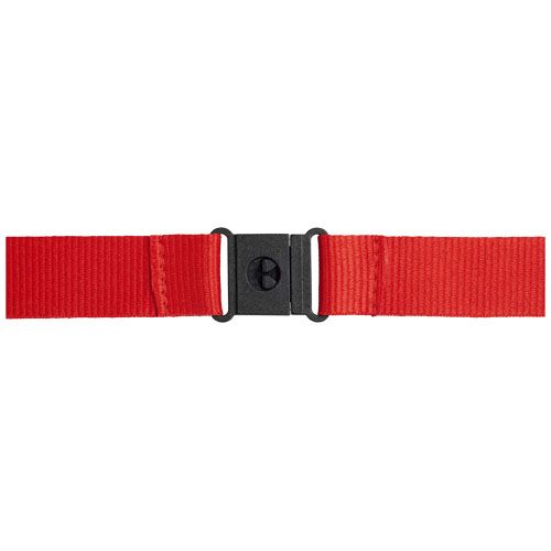 Lanyard con hebilla separable y clip de seguridad 