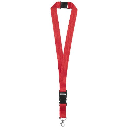 Lanyard con hebilla separable y clip de seguridad 