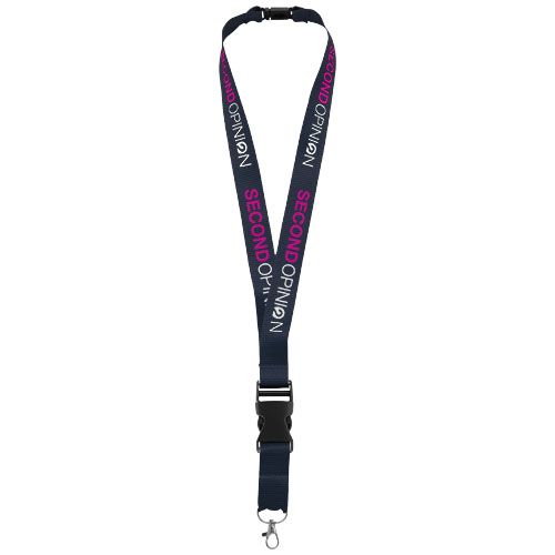 Lanyard con hebilla separable y clip de seguridad 