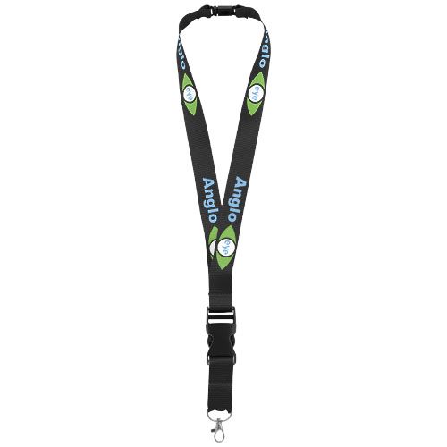 Lanyard con hebilla separable y clip de seguridad 