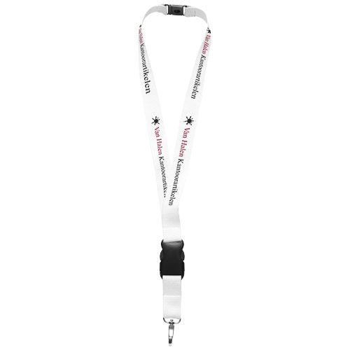 Lanyard con hebilla separable y clip de seguridad 