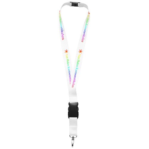 Lanyard con hebilla separable y clip de seguridad 