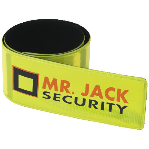 amarillo neón Pulsera de seguridad reflectante en PVC de 34 cm RFX™ Hitz