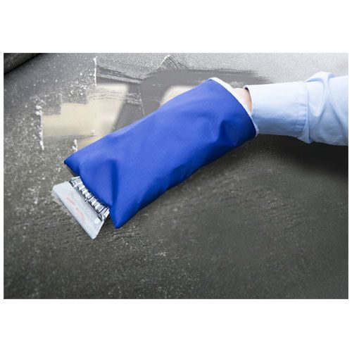 blue Rascador de hielo con guante