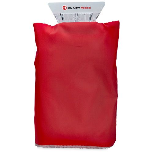 red Rascador de hielo con guante