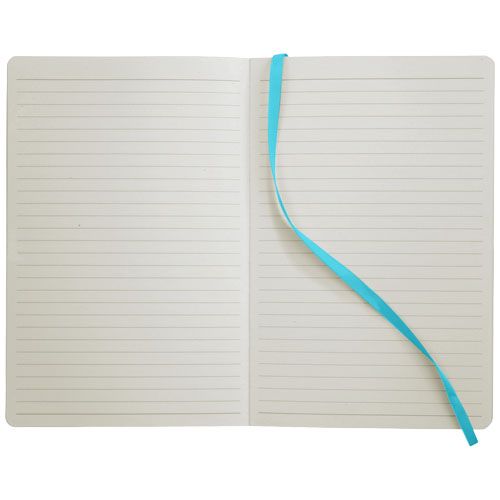 azul claro Libreta A5 de tapa blanda