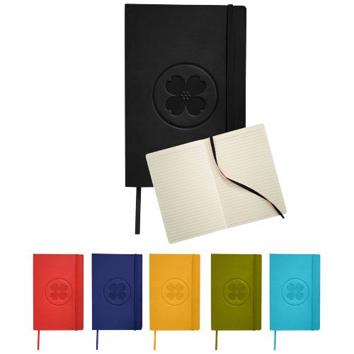 azul claro Libreta A5 de tapa blanda