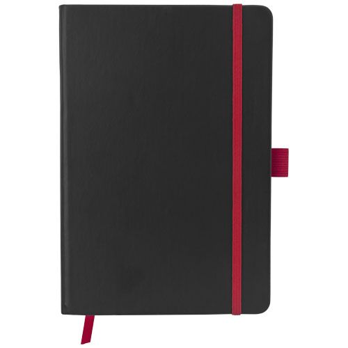 negro/rojo Libreta A5 de tapa dura